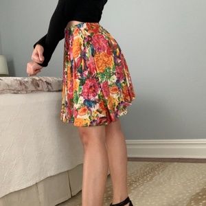 Arden B floral skirt